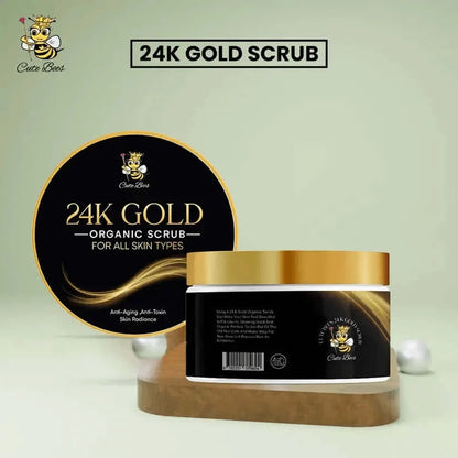 24k Gold Scrub -cutebees