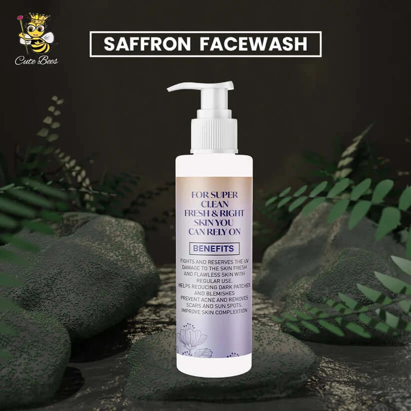 Saffron Facewash - Cutebees