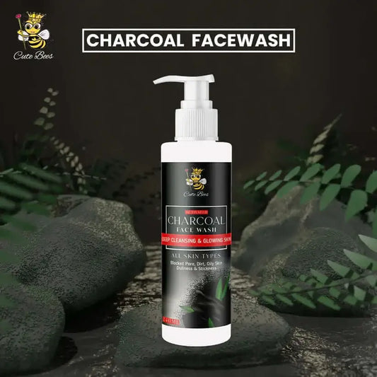 Charcoal Facewash - Cutebees